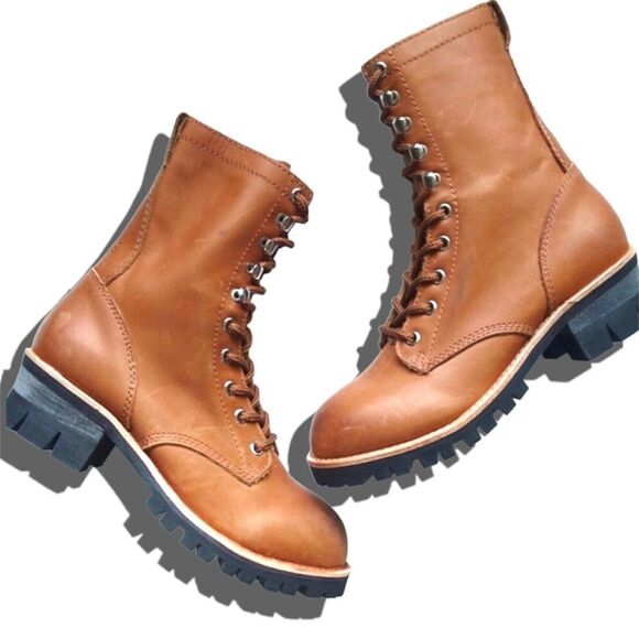 Free People x Jeffrey Campbell Lucca Lace-Up Boot
